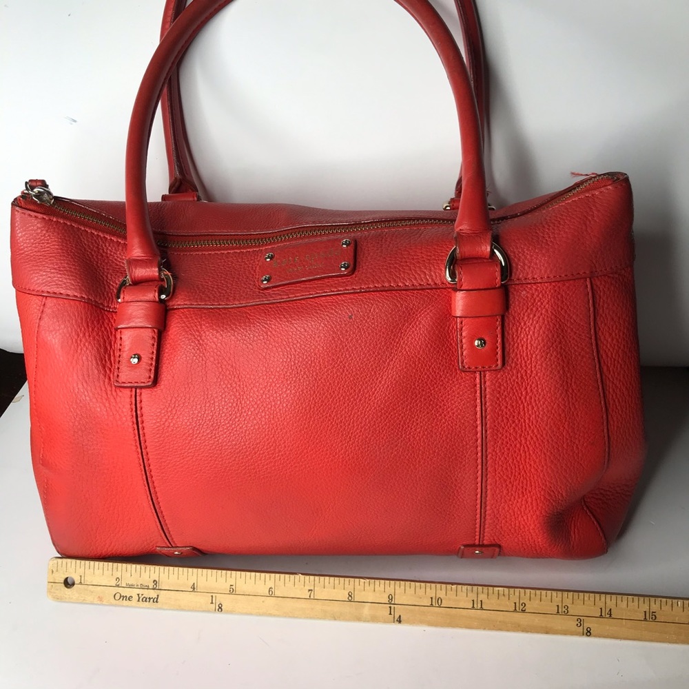 KATE SPADE LEATHER SATCHEL - Picture 6 of 14